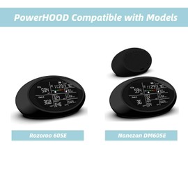 PowerHOOD 5V USB Type C AC/DC Adapter Compatible with Rozoroo 605E/ Nanezan DM605E 12-in-1 Air Quality Monitor Indoor Portable Air Quality Monitor 5VDC DC5V 5 Volt Power Supply Cord Charger Cable PSU