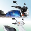 タナックス バイクミラー ナポレオン カスタムスクエアミラー ブラック 左側用 10mm 正ネジ AC-104-10L