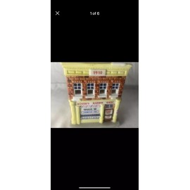 Unbranded VINTAGE 1993 “BOSSIES BARBER SHOP” CHRISTMAS CERAMIC DECORATION