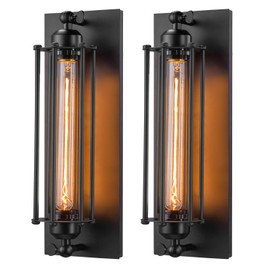 Licperron Sconces Wall Lighting, Industrial Wall Sconces Antique Wall Light Fixtures for Bedside, Bar, Theater, Restaurant, Hallway, Indoor&Outdoor Wall Decor, E26 & E27 Bar Lights