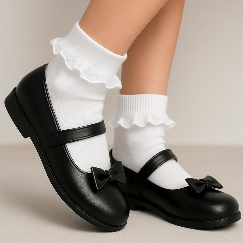 A2Z 4 Kids 3 Pack Girls Frilly Lace Ankle Cotton