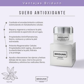 BRIDUNN SKINCARE – Pack 2 Sueros Faciales Antioxidantes | Hidratación, Regeneración y Antiacné | Para Piel Grasa y Sensible | Natural, Sin Químicos, con Karité y Vitamina E | Antiedad y Rejuvenecedor