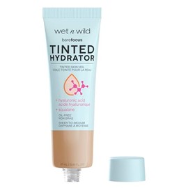 Wet n Wild - Enfoque sin maquillaje, hidratante entintado, velo entintado para piel, fundación nutritiva de color con ácido hialurónico.