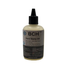 BCH Concentrated Invisible Re-Entry UV Stamp Ink by BCH for Event Admittance - Skin-Safe with Aloe Vera Extract - 75 ml 2.5 oz Invisible