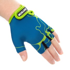 meteor Kids Cycling Gloves – Durable Anti-Slip Bicycle Gloves for Boys and Girls, Breathable, Soft Padding for Safety, Ideal for Bike Riding and Outdoor Sports