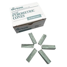 Pyrometric Cones for Accurate Firings In Industrial, Pottery and Hobby Kilns - CONE 5 - (Pkg/50)