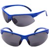 2 Pair of Bifocal Sport Wrap Reading Sunglasses, Outdoor Sun Readers for Men and Women - 2 Microfiber Carrying Cases Included (Blue, 2.0)