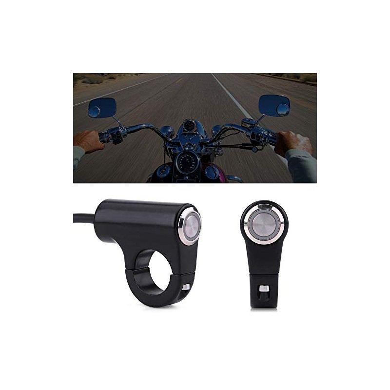 Motorcycle Handlebar Control Switch, 22 mm Motorcycle Handlebar Mount On/Off