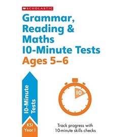Quick test grammar, reading and maths activities for children ages 5-6 (Year 1). Perfect for Home Learning. (10 Minute SATs Tests)
