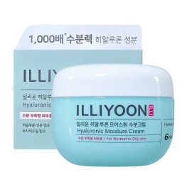 Illyyoon Illiyoon Hyaluronic Moisture Moisturizing Cream Large Capacity Hypoallergenic 100ml / 일리윤 히알루론 모이스춰 수분 보습 크림 대용량 저자극 100ml