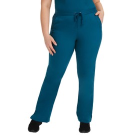 Healing Hands Scrub Pants for Women 2 Pocket Elastic Back Drawstring Pant Purple Label 9095 Taylor Caribbean M