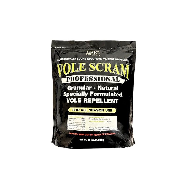 Epic Profession Vole Scram Repellent 10lb Bag
