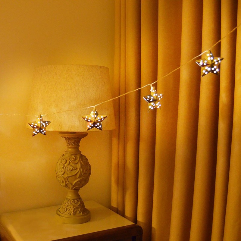 ACRAFT Twinkle Star String Lights Plug in Fairy Lights for