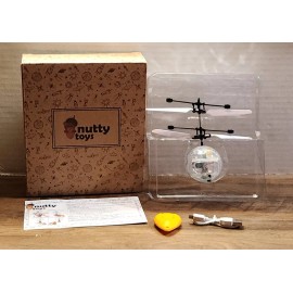 Nutty Toys Magic Flying Ball Remote Control Rechargeable Hover Ball Toy NIP