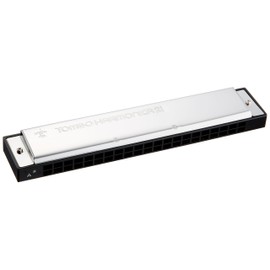 TOMBO 3121 Double Tone Harmonica A# Tone Dragonfly Band, 21 Holes