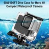 KETOPKIN Waterproof Case for GoPro Hero 4K Compact Waterproof Camera,60M/196FT