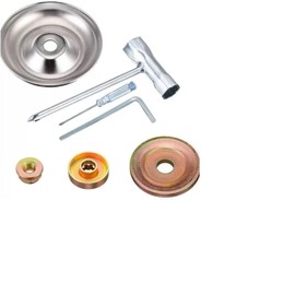 Universal Strimmer Head Fixing Kit 5 Pieces Metal Lawn Mower Nut Support Plate Accessories Durable and Practical