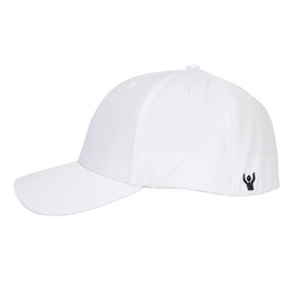 Great Call Athletics | Professional Referee Hat | White | Premium Poly Spandex Flex Fit Cap | Football (Large/XL (7 3/8-7 5/8))