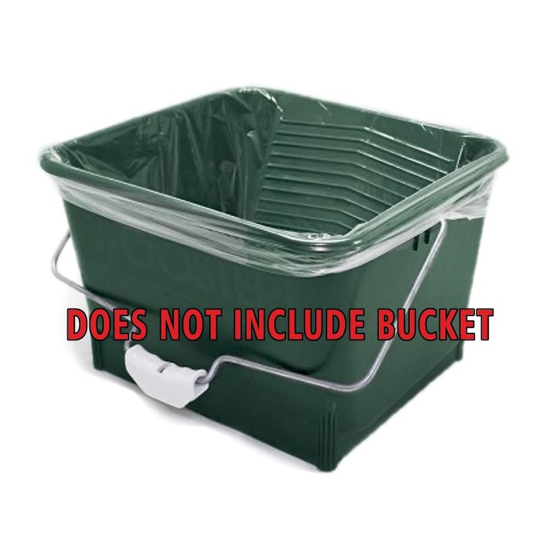 Quickn’Clean® Disposable Paint Bucket Liner 5-Pack. Custom fits Wooster® 4-Gallon