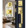 Mensarix Front Door Handle and Deadbolt Set, Gold Front Door