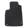 SecosAutoparts Replacement Black Velour Front & Rear Floor Mats Carpet