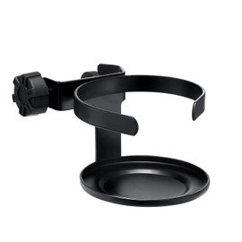 Mic Cup Holder Adjustable Microphone Mount , Drink Bottle Rack Water Cup Bracket Holder for Microphone Stand