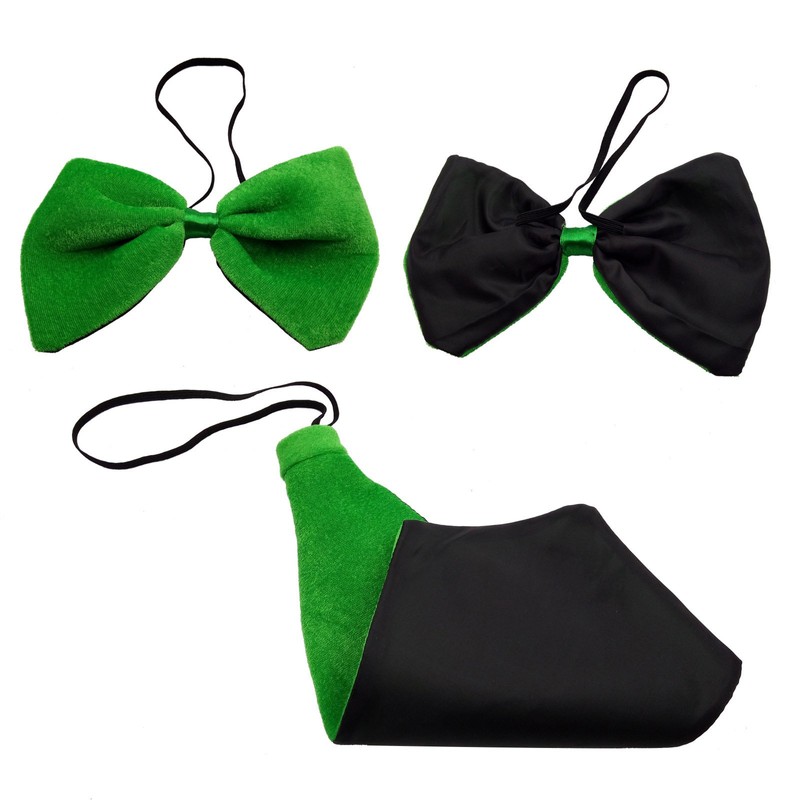 CreepyParty St. Patrick's Day Party Costume Suit Hat, Bow, Bow