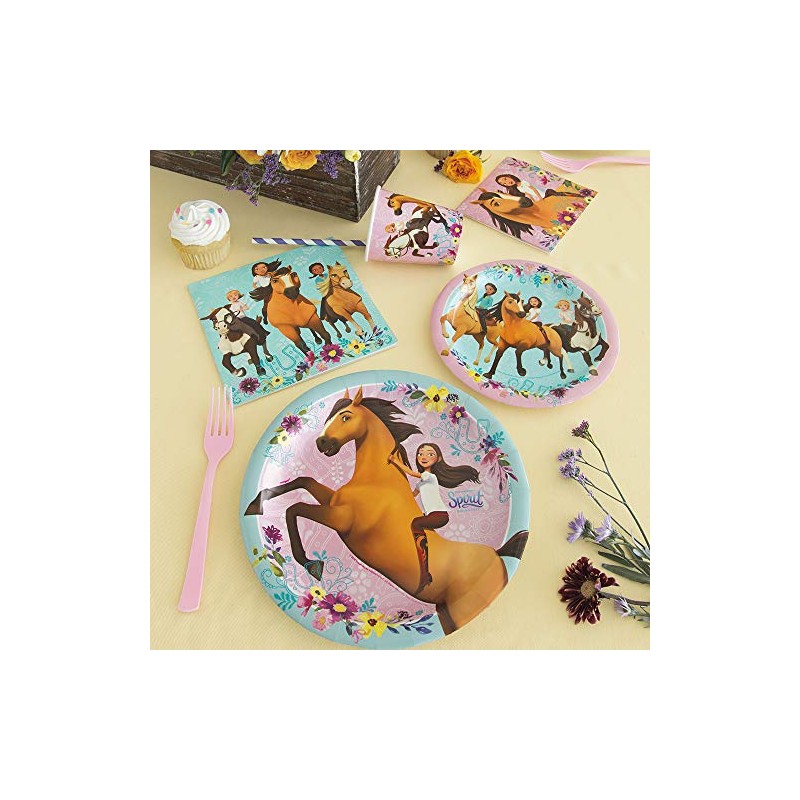 Spirit Riding Free Luncheon Paper Napkins - 6.5" x 6.5",