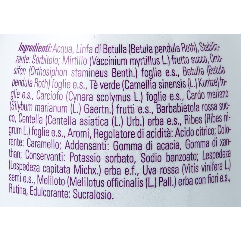 Drenax Forte Plus Mirtillo e Uva 750 ml – Integratore