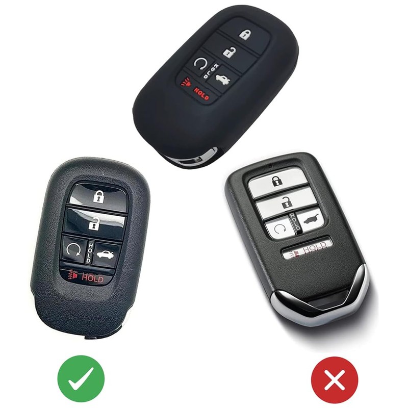 Funda para Llave Silicona 2 Piezas para Honda Civic Accord