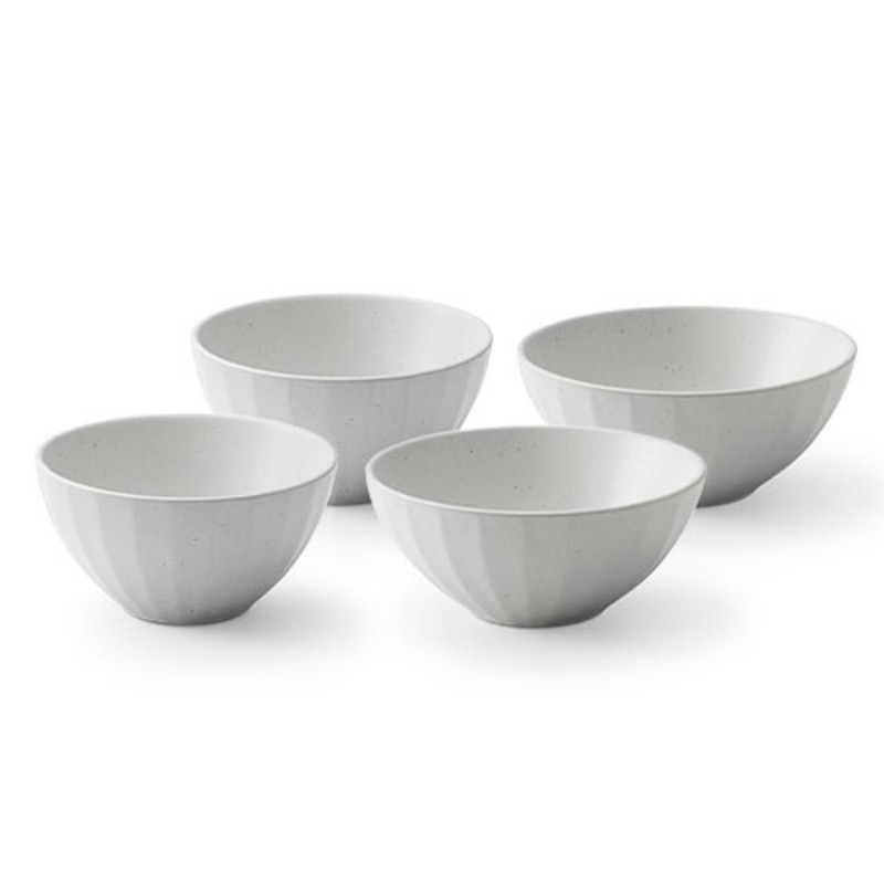 Gwangju Yo Gaksaek Series White 2-Person Plate Set (4 pieces)