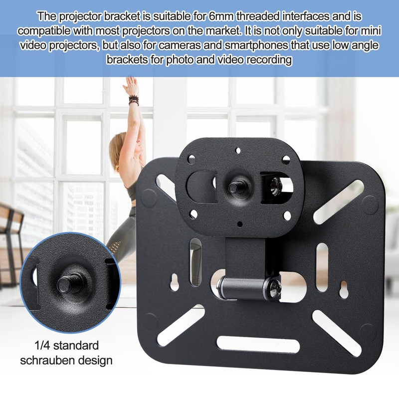 GBKDQQ Projector Mount, Projector Stand, Universal Multi-Angle with 1/4 Inch