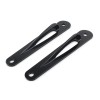Unbranded Black Motorcycle Custom Tie-Down Brackets Teardrop For Harley Touring