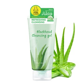 Aloe Vera Blackhead Cleansing Gel, Purifying Exfoliating Gel for Blackheads & Pores, Deep Cleansing Moisturizing Aloe Gels for face, Gentle Exfoliator Deep Cleaning Skin, 170g/5.99 OZ