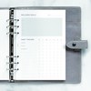 Filofax Organizer Refill, A5 Size, Wellness Trackers Pack, White Paper,