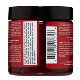 MANIC PANIC Classic Infra Red Semi Permanent Hair Color - Deep Mahogany Red Hair Dye for Women & Men That Lasts 4-6 Weeks - Vegan, Ammonia & Cruelty-Free - Create & Mix Custom Shades (4oz / 2pk)