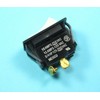 MOMENTARY Rocker Switch SPST (ON)/Off White 10A/250VAC, 3/4HP, 15A/125AC, Screw