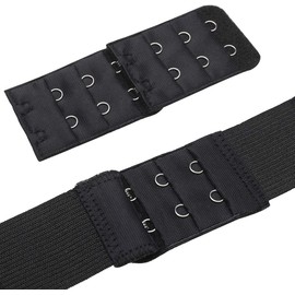 Akstore 6 piezas para mujer, extensores de brasier elástico, suave, cómodo, con correa de extensión de 2 ganchos, 3 filas para mujer (multicolor + noelástico), Multicolor y noelástico, Talla única