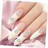 WOONEKY 10pcs Star Shape Nail Charms Rhinestone Manicure Jewelry for