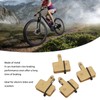 4 Pair Bike Brake Pads with Installation Tools Metal Reliable