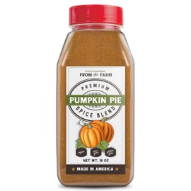 16 oz Pumpkin Spice Seasoning Mix, Fall Pumpkin Spice Blend with Cinnamon & Nutmeg, for Pancakes, Breads, Pies & Lattes- Traditional Autumn Flavors for Home, Bakeries & Coffee Shops