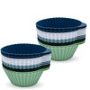 The Silicone Kitchen Reusable Silicone Baking Cups Silicone Muffin Liners