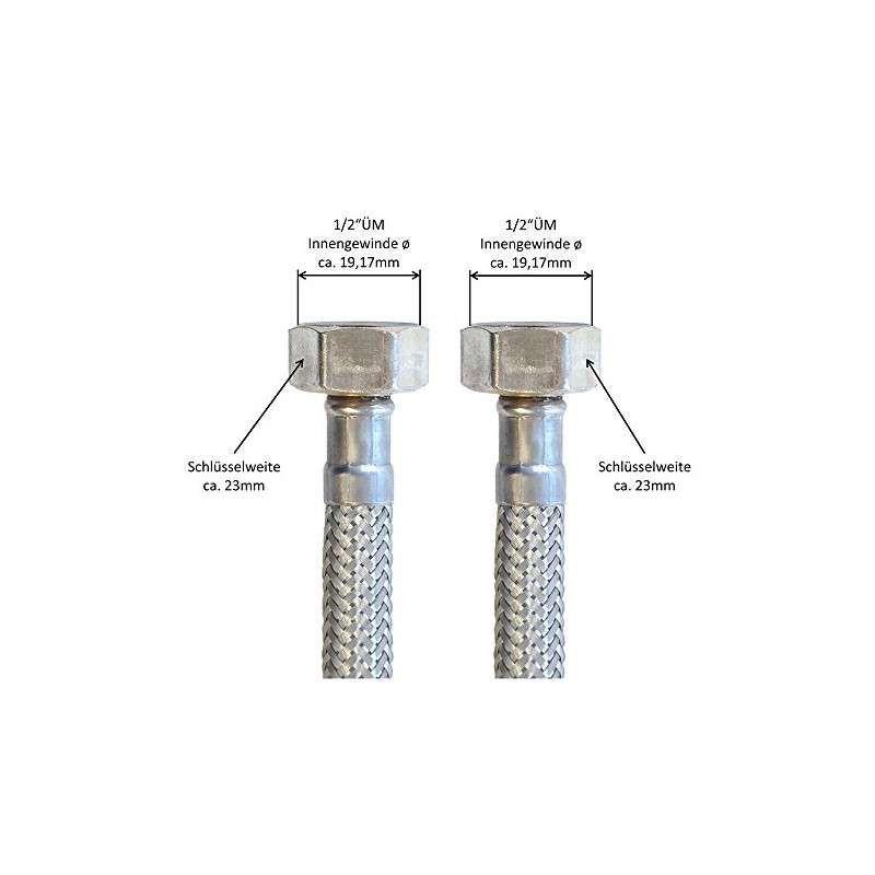 H2O-Flex® Reinforced Hose on Both Sides 1/2 Inch ÜM, Flex