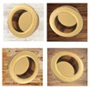 Universal Hardware Finger Pulls Handle Recessed Edge Flush Fitting Pocket