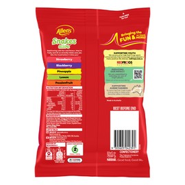 Allen's Snakes Alive Lollies Bag 200g