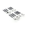 GSI Outdoors Pioneer Black 12 Piece Cutlery Set Camping Flatware