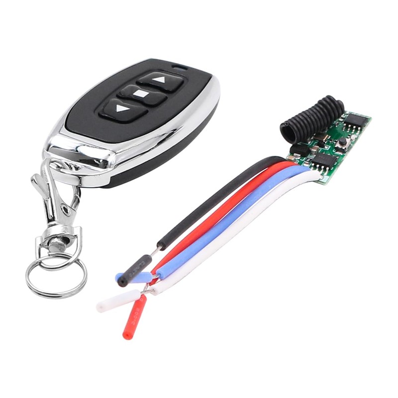 ZONADAH Mini Relay Remote Control Switch DC 3.6V12V24V Button Wireless