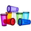 notrash2003 680 ml Smoothie Tumbler with Straw, Plastic, White
