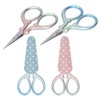 2Pcs Retro Scissors CrossStich Embroidery Sewing Yarn Thread Shears with