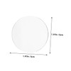 Healeved 20pcs Small Round Glass Mirrors Circle Glass Mirrors Tiles